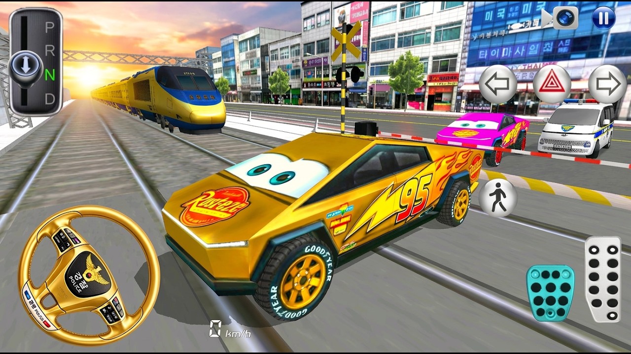 3D Driving Class Simulation - Funny Police Officer Refuel His Super Car Crazy Driving Gameplay Ep 11