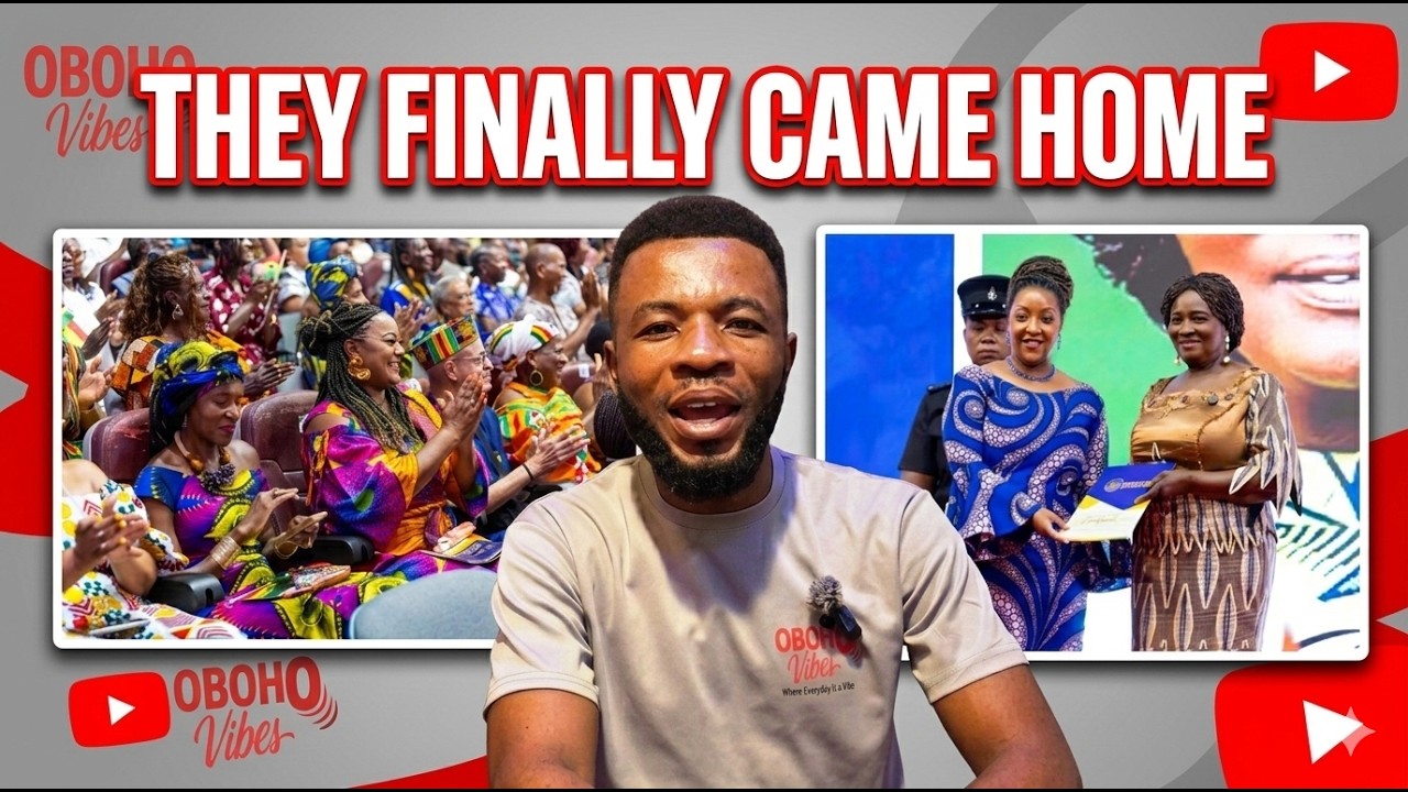 “They Finally Came Home: 150 Africans in the Diaspora Become Ghanaian Citizens 🇬🇭”