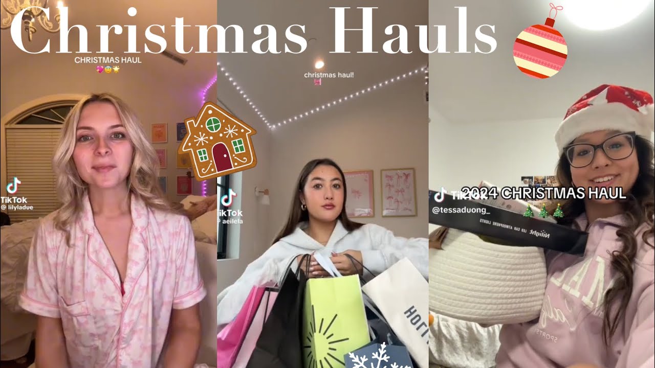 Christmas Haul TikToks 🎄