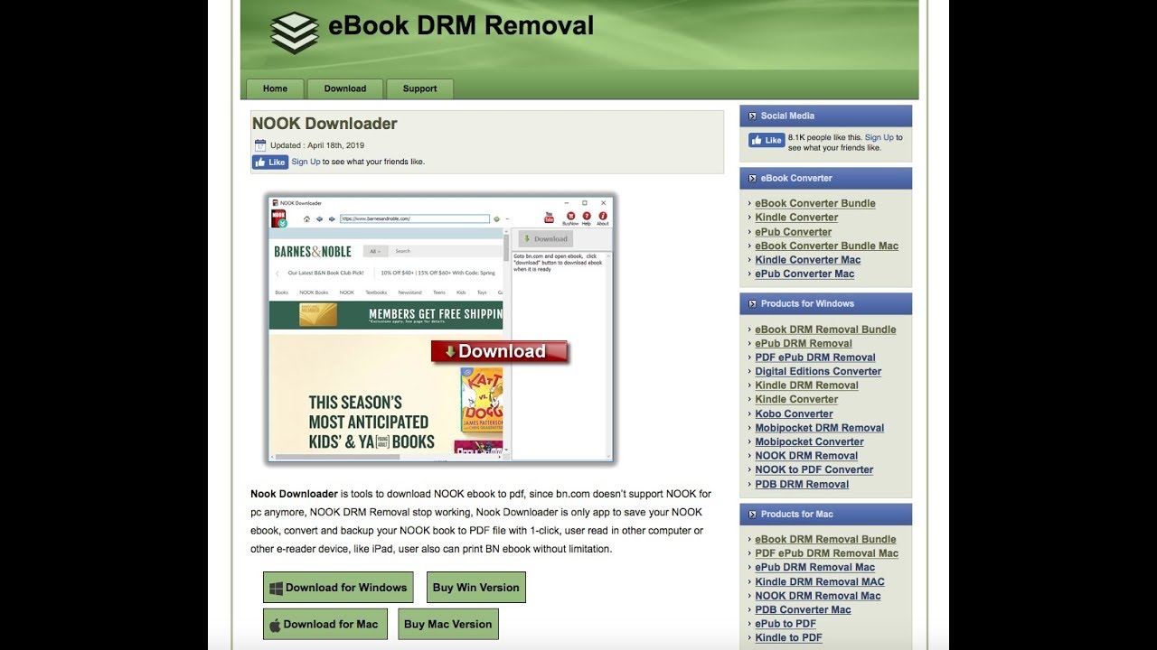 How to download Nook ebook to PDF in Macosx?