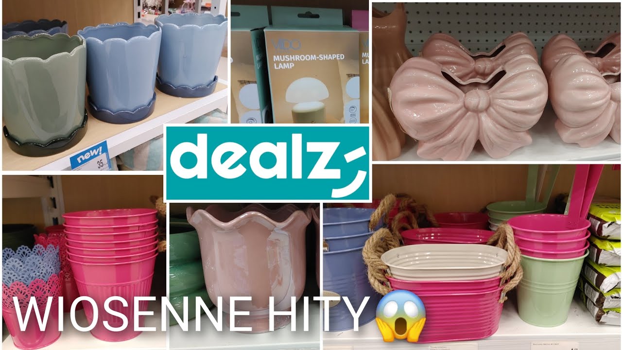 Dealz🌷Wiosenne NOWOŚCI WAZON KOKARDA PIĘKNE DONICZKI KUBECZKI