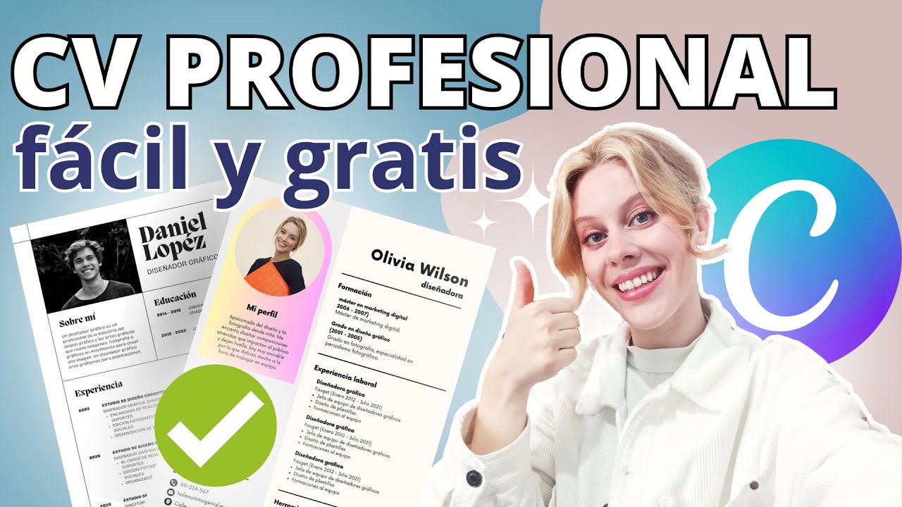Como hacer un CURRICULUM en Canva: PROFESIONAL y GRATIS (2023)
