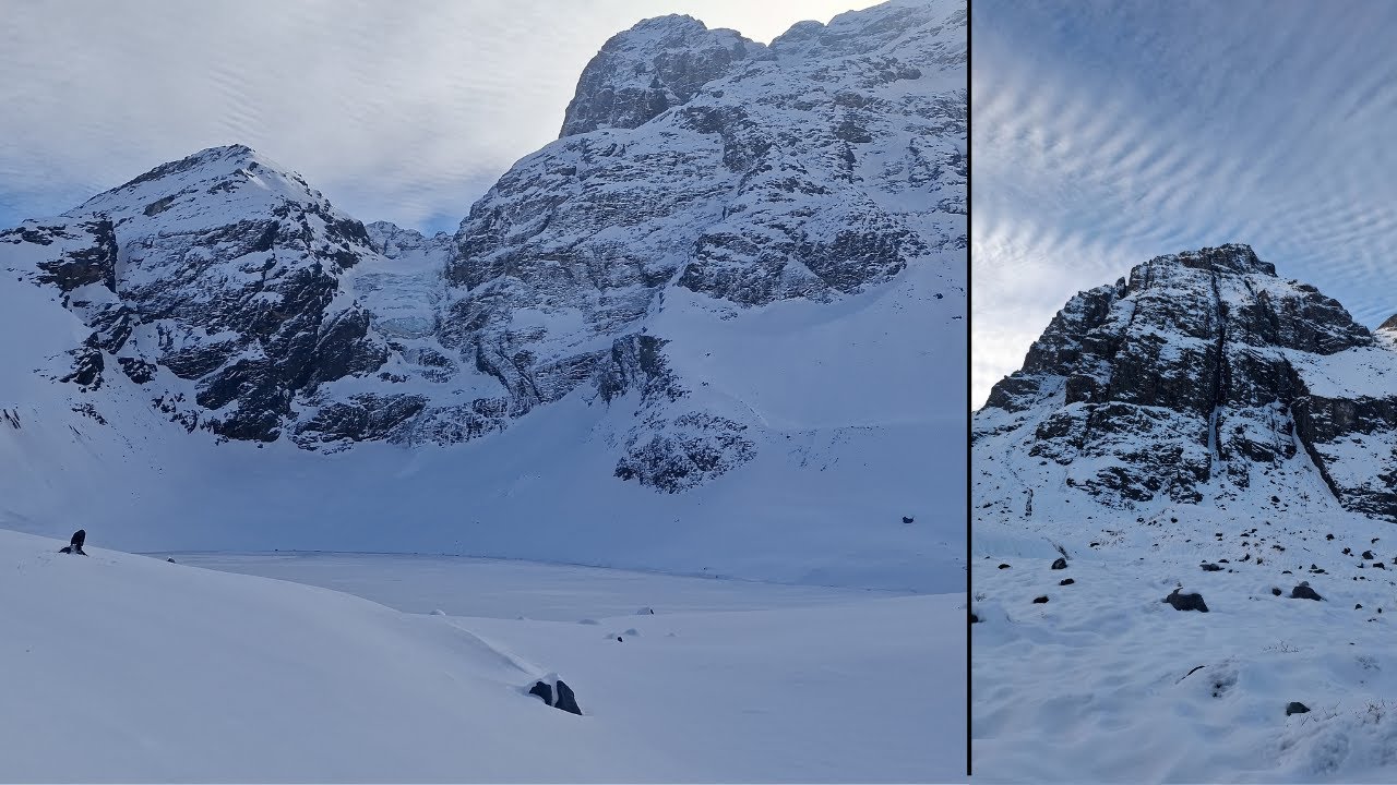 Una MARAVILLA DEL CAJON DEL MAIPO - Glaciar EL MORADO con MUCHA NIEVE