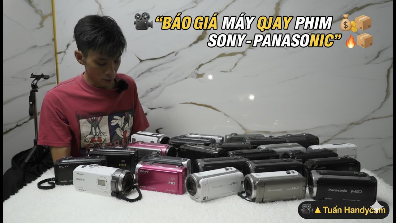 📸 Báo Giá Máy Quay Phim Sony & Panasonic | Full HD Sắc Nét | Tuấn Handycam 🎥