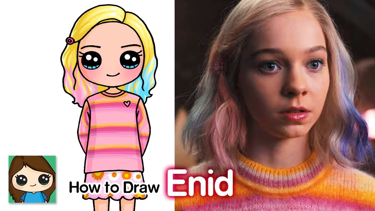 How to Draw Enid | Netflix Wednesday Addams