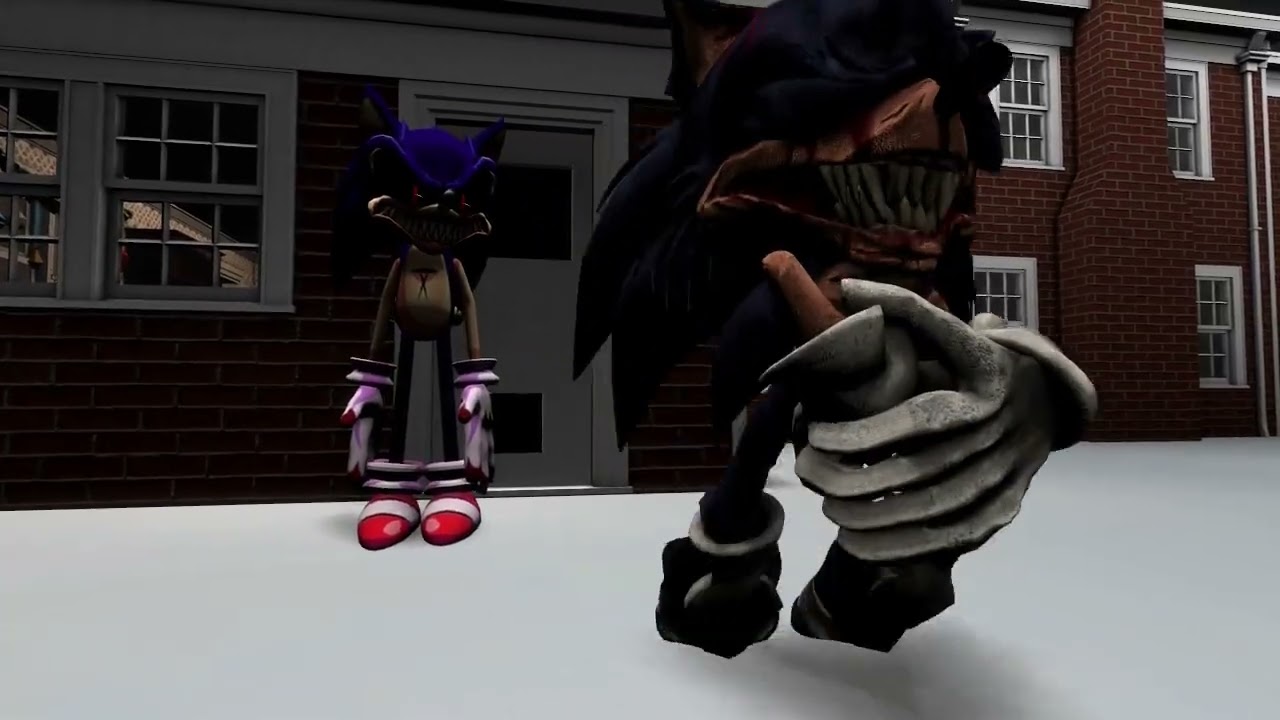 [Sonic.exe/SFM] Ограбление в стиле «Один дома», но в стиле Sonic.exe