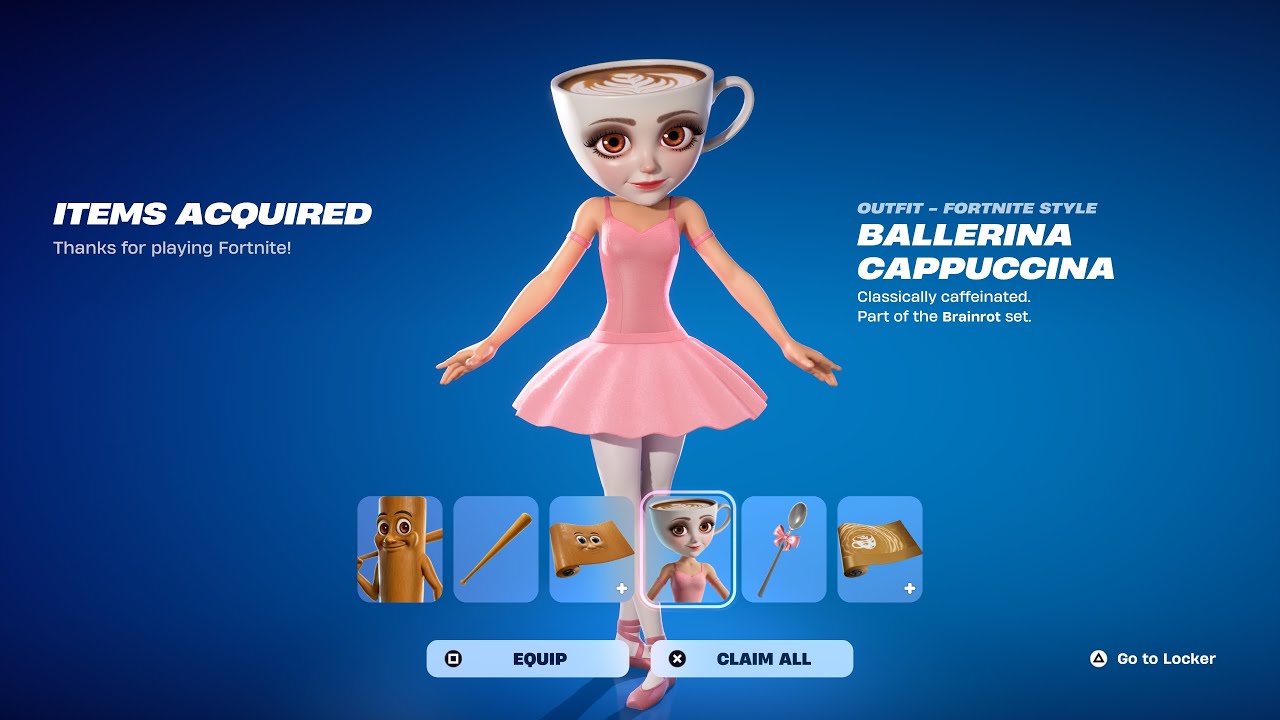 КАК ПОЛУЧИТЬ СКИН БАЛЕРИНЫ КАПУЧИНА В FORTNITE!