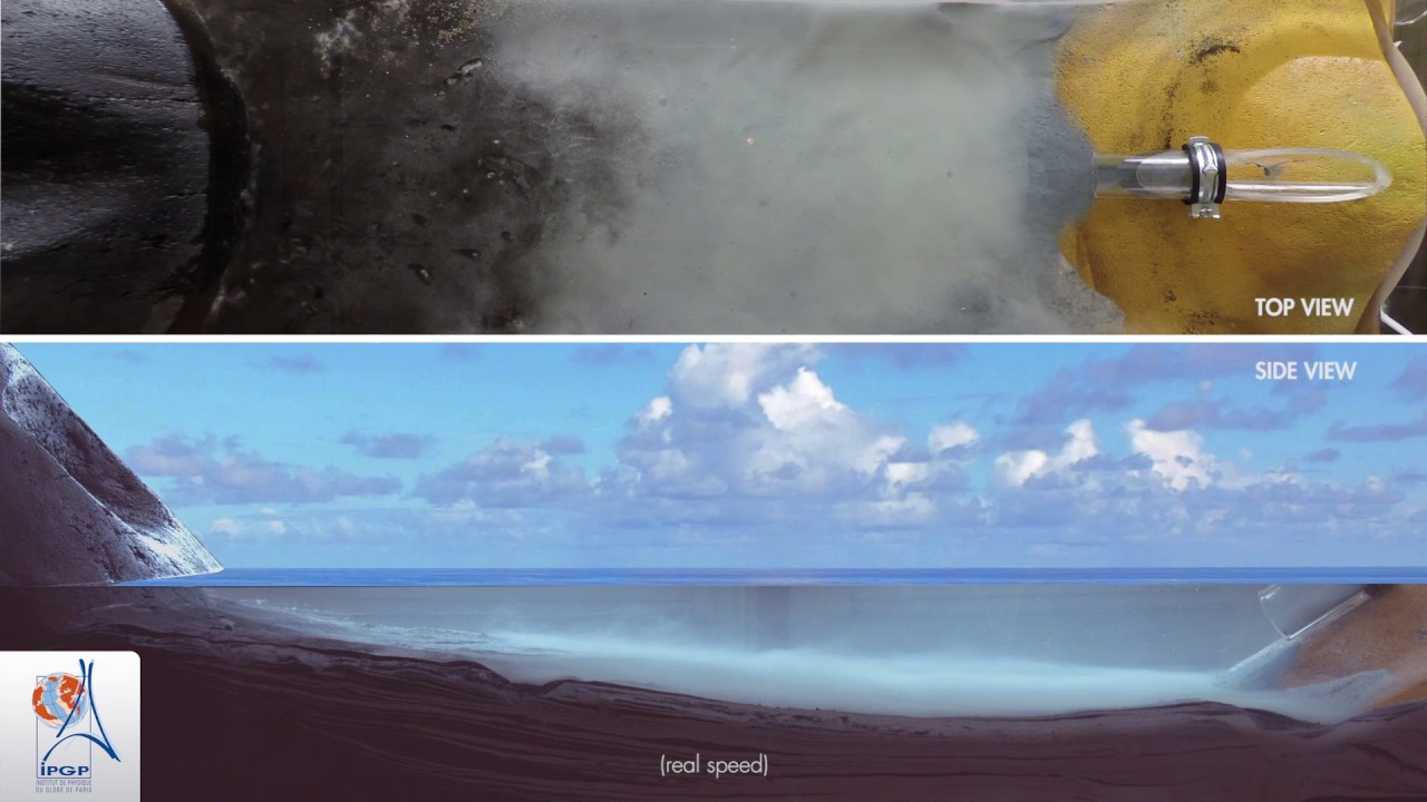 Simulation of turbidites
