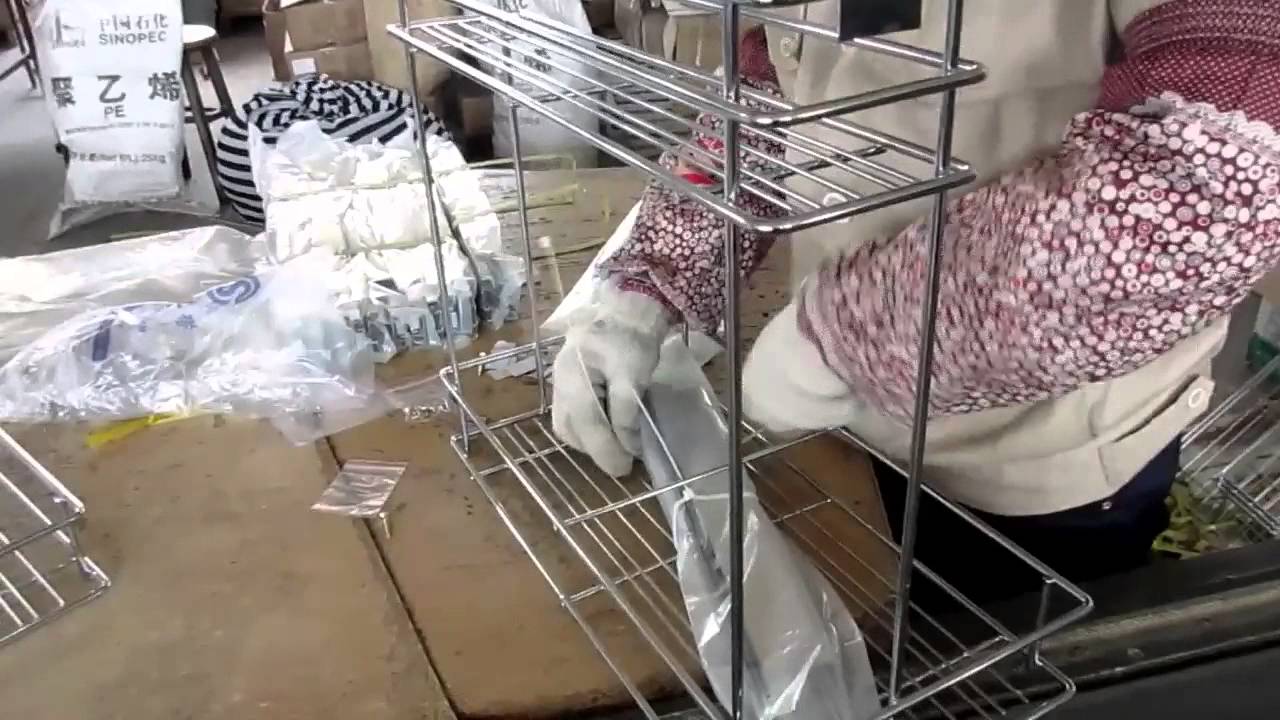 China Import, China Quality Control: Kitchen Organizers Wire Racks / Production 6