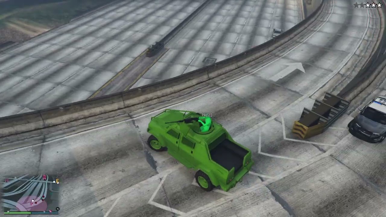 Green machine takes out all of los santos