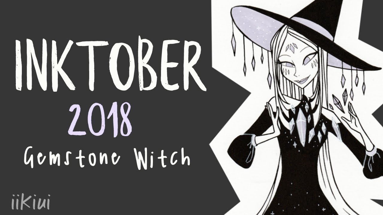 Inktober 2018 #20 | Gemstone Witch | iiKiui