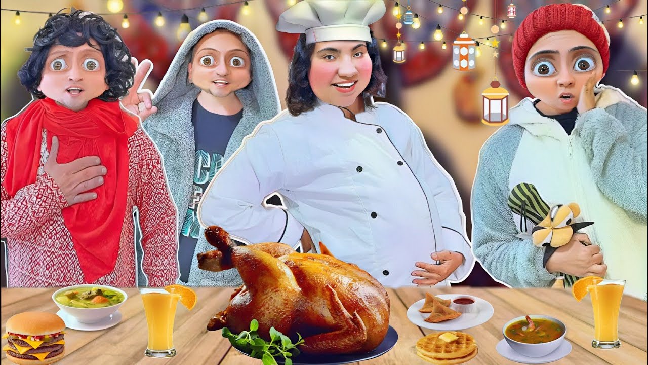 لما نجيب شيف تعمللنا الفطار اول يوم رمضان 🏮🌛 وتطلع حامل 🤰 ( مسلسل في بيتنا حامل )