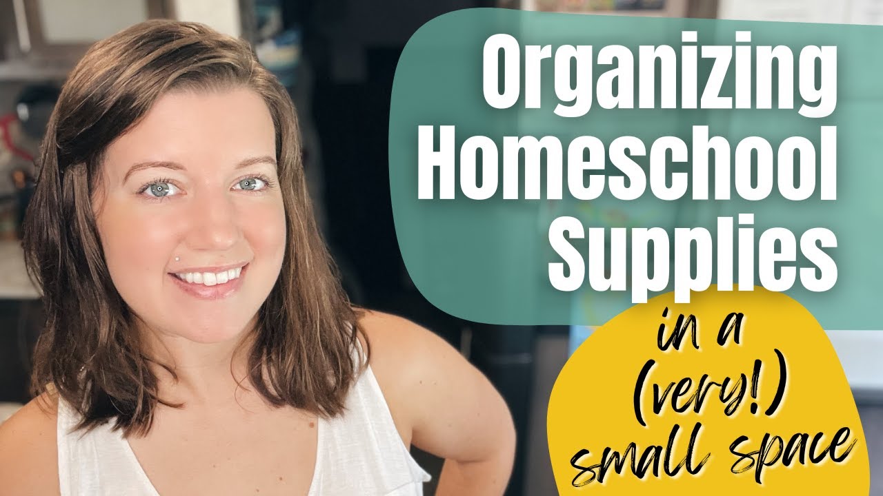 RV Homeschool Setup // Small Space Homeschooling Organization Tips
