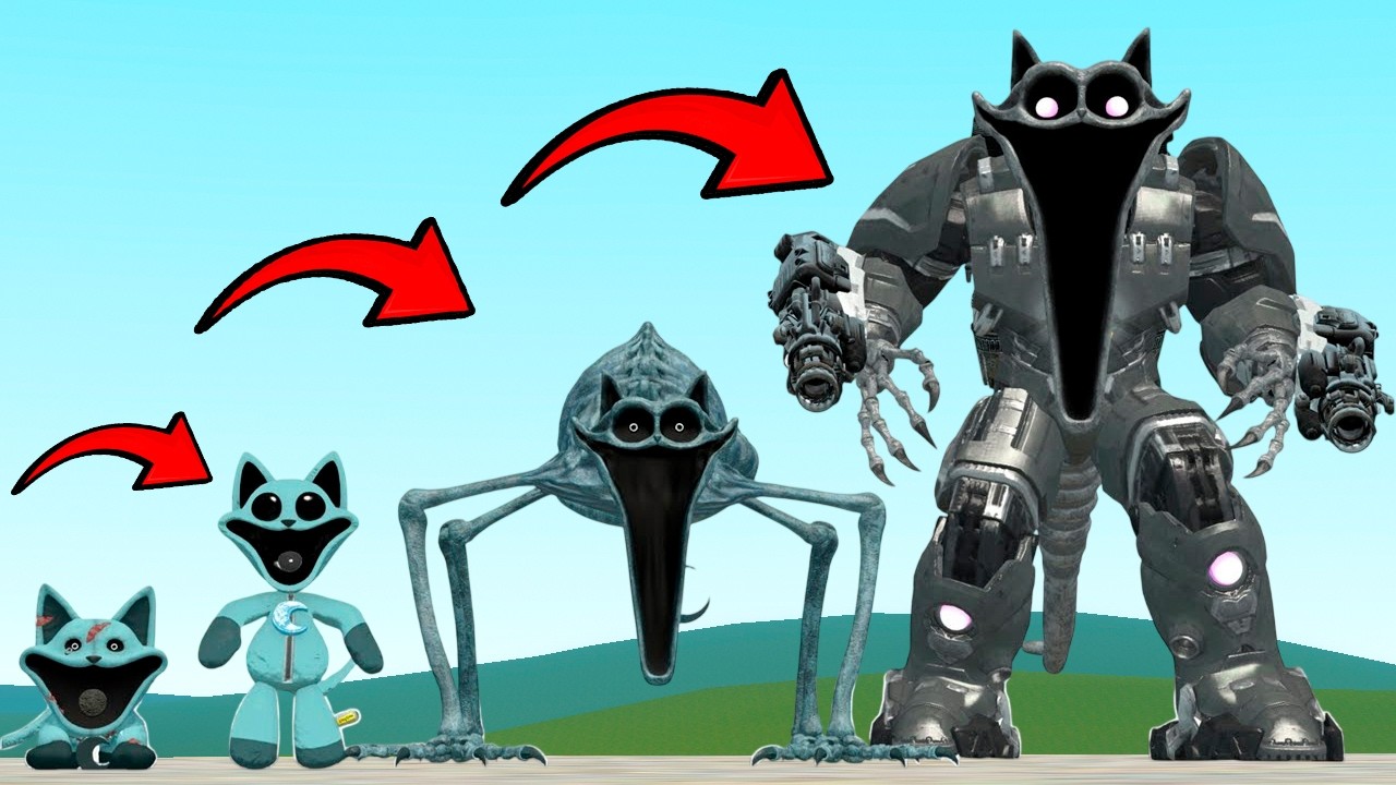 NEW EVOLUTION OF GREY CATNAP POPPY PLAYTIME In Garry's Mod!