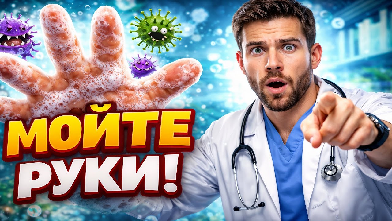 Шокирующая научная основа мытья рук (большинство людей делают это неправильно)
