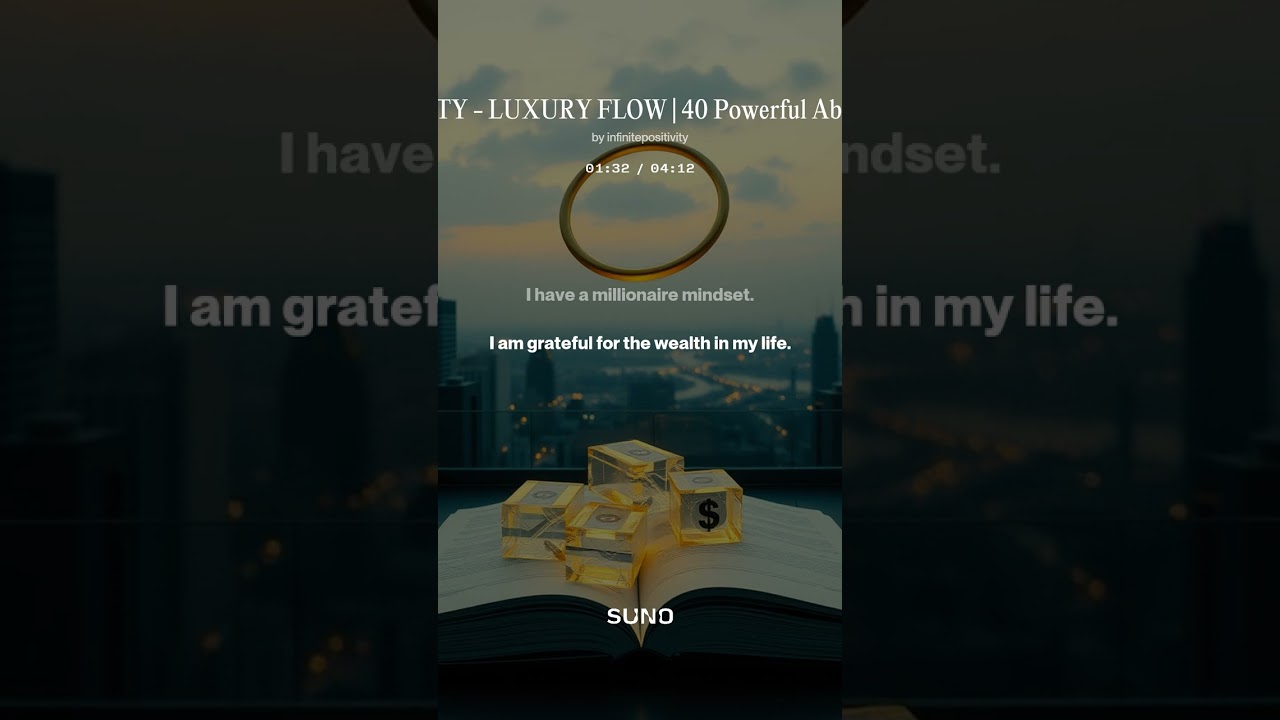 INFINITE POSITIVITY - LUXURY FLOW | 40 Powerful Abundance Affirmations