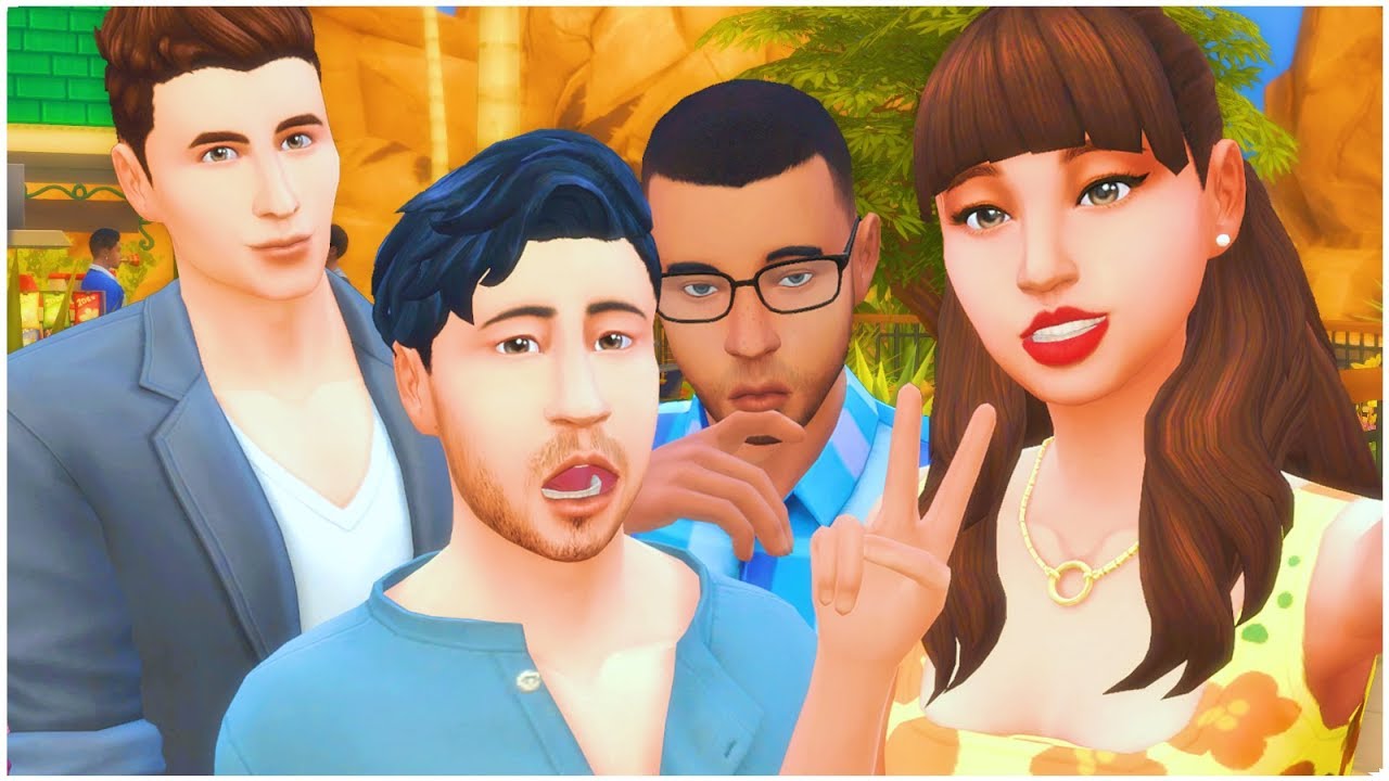The Sims 4 Townie Makeover | Roomies Household