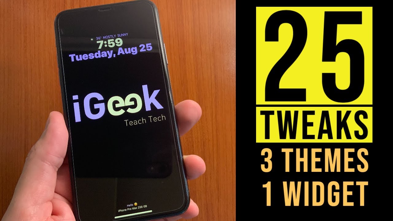 25 CRAZY COOL tweaks, 3 FANCY themes, and 1 AWESOME widget