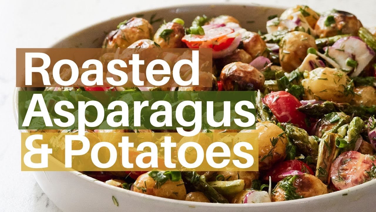 Potatoes Salad | with Roasted Asparagus