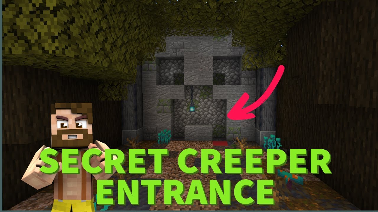 How to make a redstone door - Sculk Secret Entrance