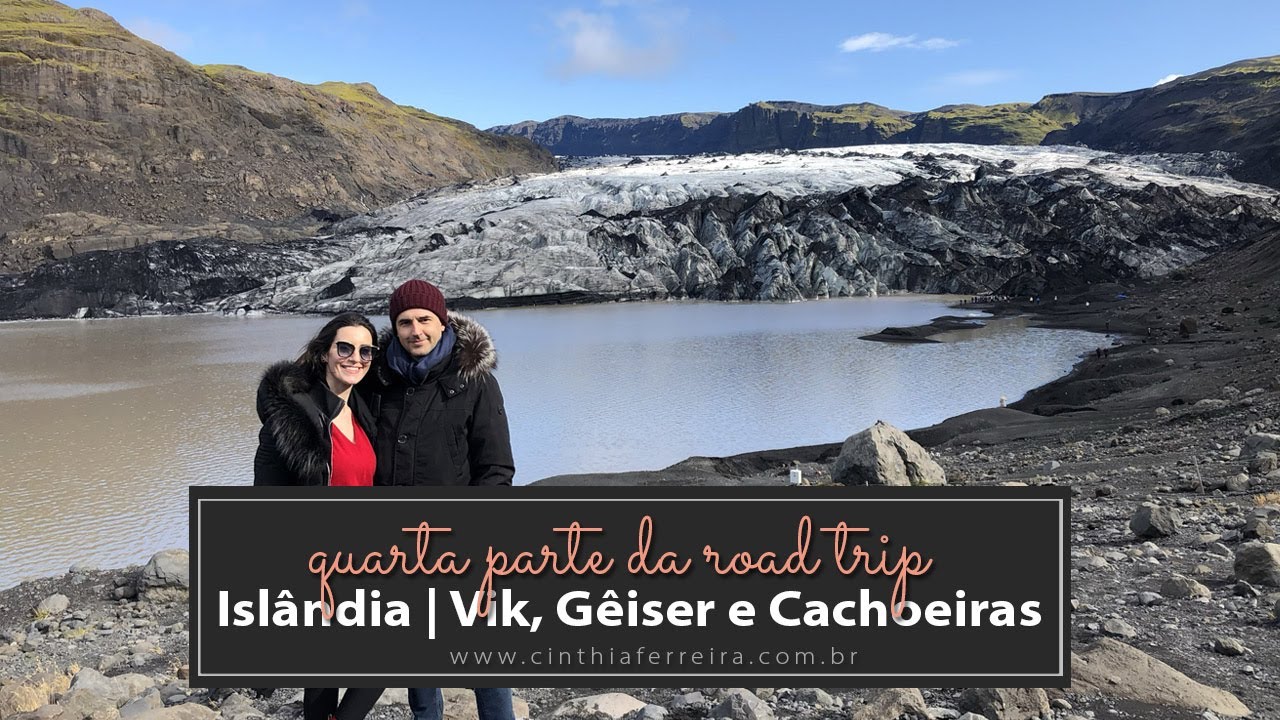 Road Trip Islândia | Vlog com Praia preta de Vik, Geysir e mais cachoeiras
