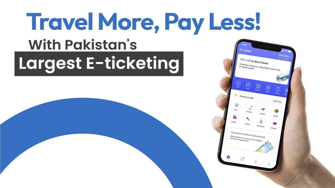Travel More, Pay Less with Pakistan's Largest e-Ticketing Platform - Bookme