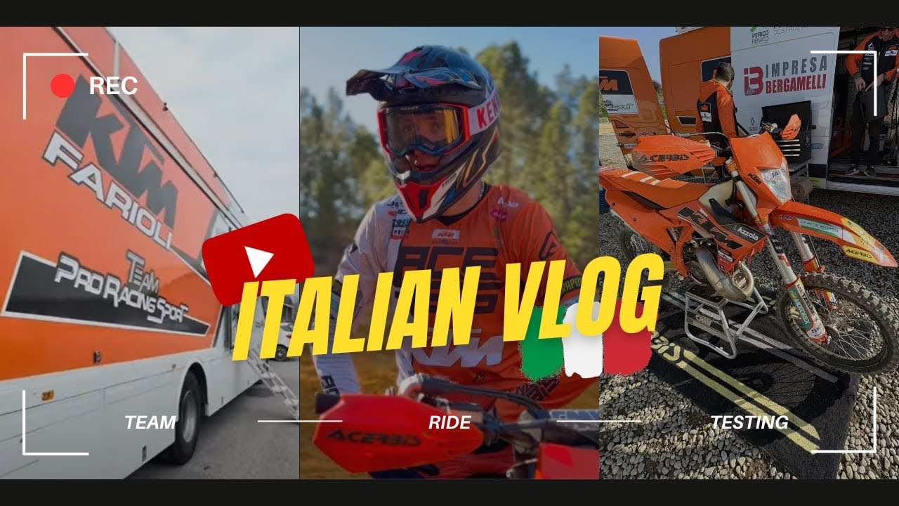 Vlog entraînement en Italie🇮🇹/ Team KTM pro racing