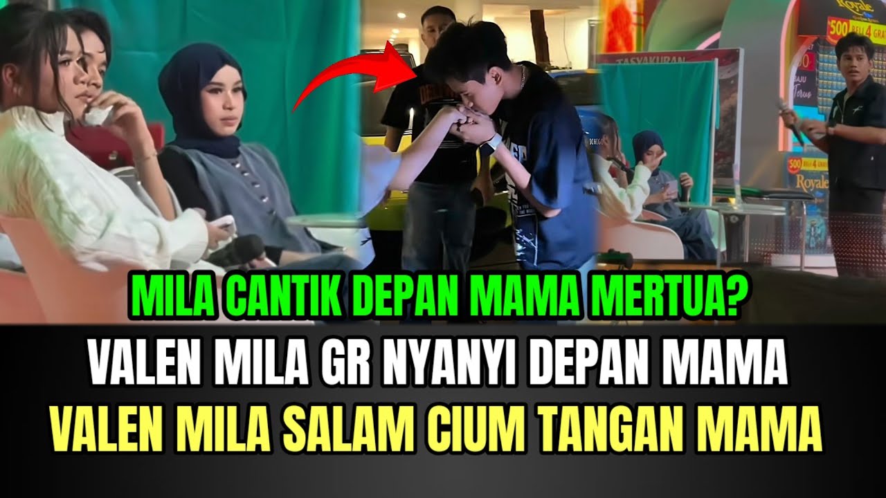 Valen Mila GR Nyanyi Depan Mama, Mila Valen Cium Tangan Mama Sebelum Tampil!