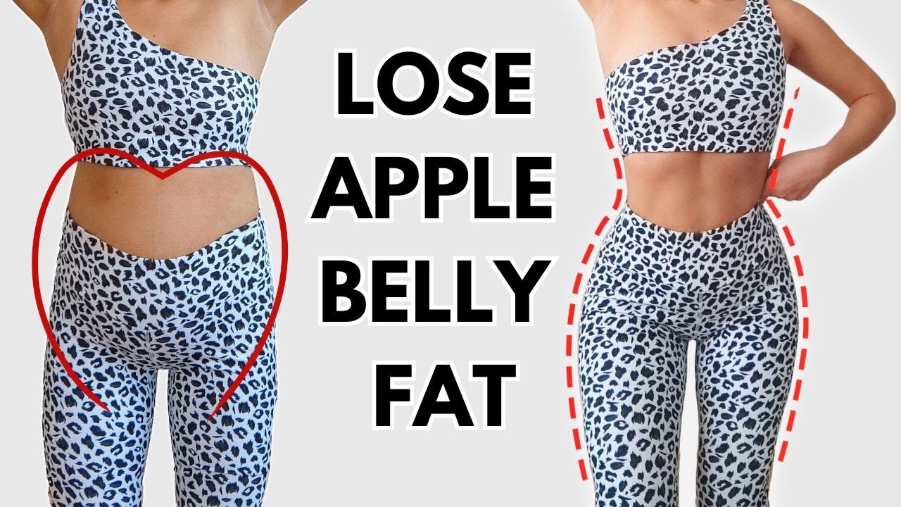 LOSE APPLE BELLY FAT IN 20 DAYS, EASY standing workout, no jumping