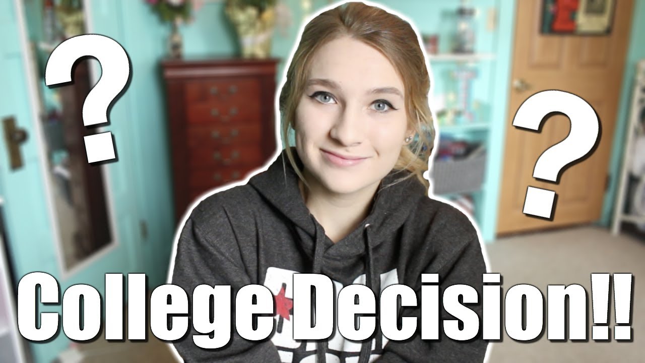 My College Decision!!! |  Where I'm going to College and What I'm Majoring in!!