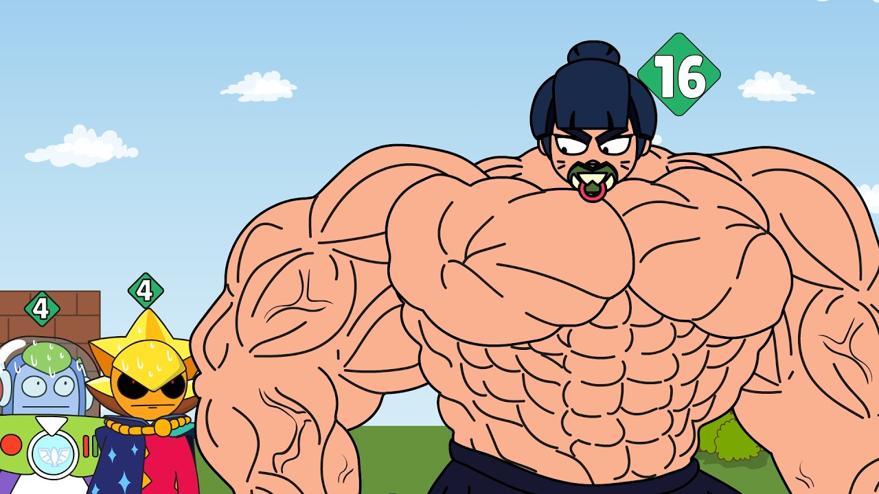 Когда Нори получает БОЛЬШЕ силовых кубиков | Смешная анимация Brawl Stars