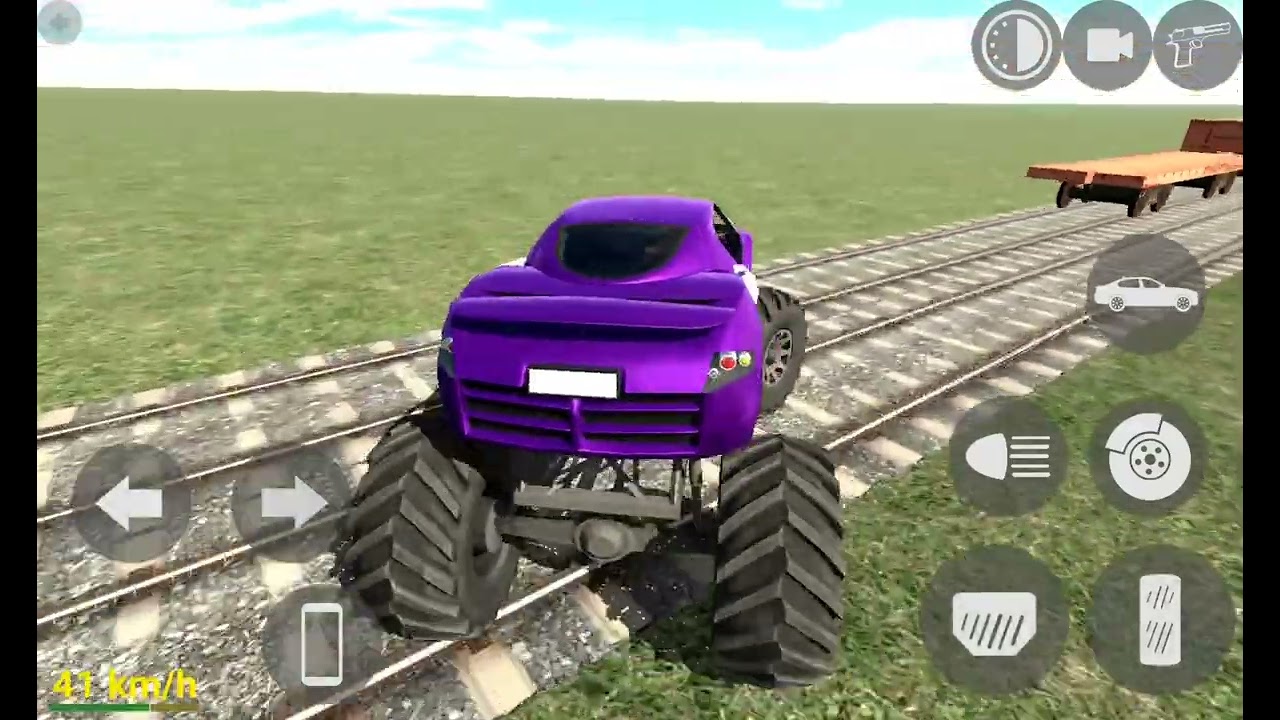 Indian Bikes Driving 3D | Monster Truck vs Train