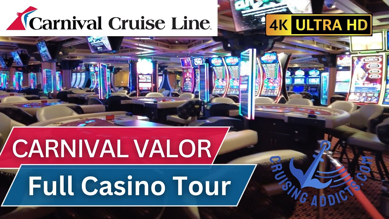 Carnival Valor Casino Tour - Full Tour and Walkthrough of the Shogun Casino