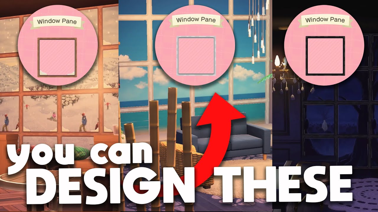 Custom Design Your Own Window Panes (with Color Variants!) - Animal Crossing New Horizons