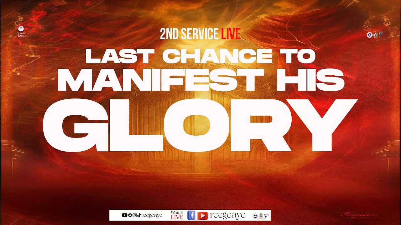2ND SERVICE LIVE || LAST CHANCE TO MANIFEST HIS GLORY || SUNDAY 11TH JANUARY, 2026