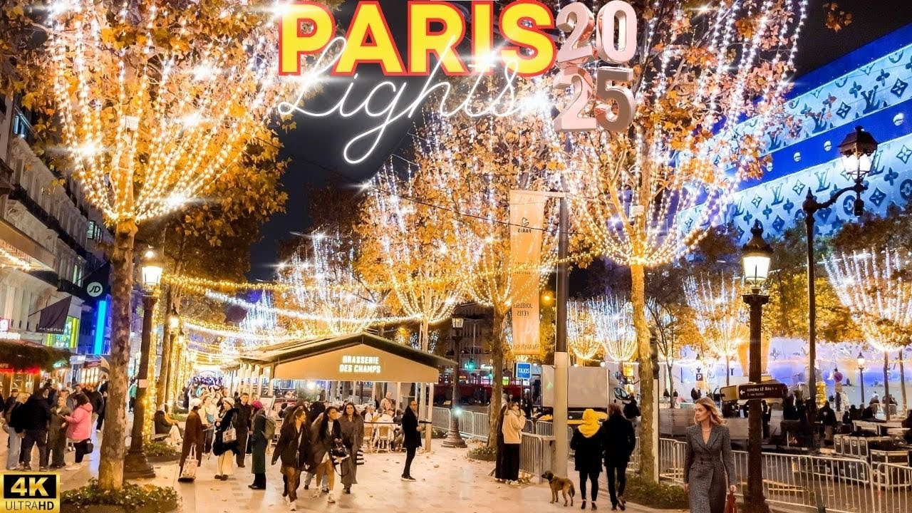 17 November 2025 – Paris Christmas Lights 2025 🌟 | Champs-Élysées, Tuileries Christmas Market & More