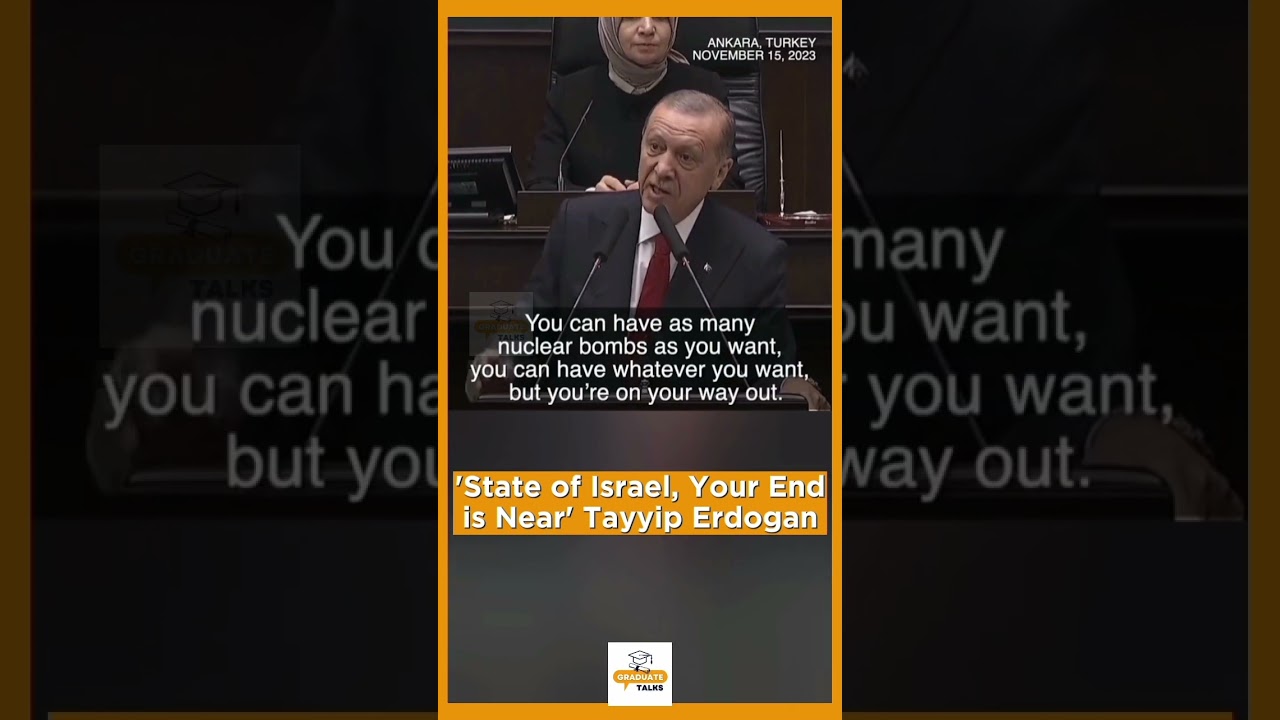 Tayyip Erdogan's Latest Speech About Palestine & Israel with English Subtitles