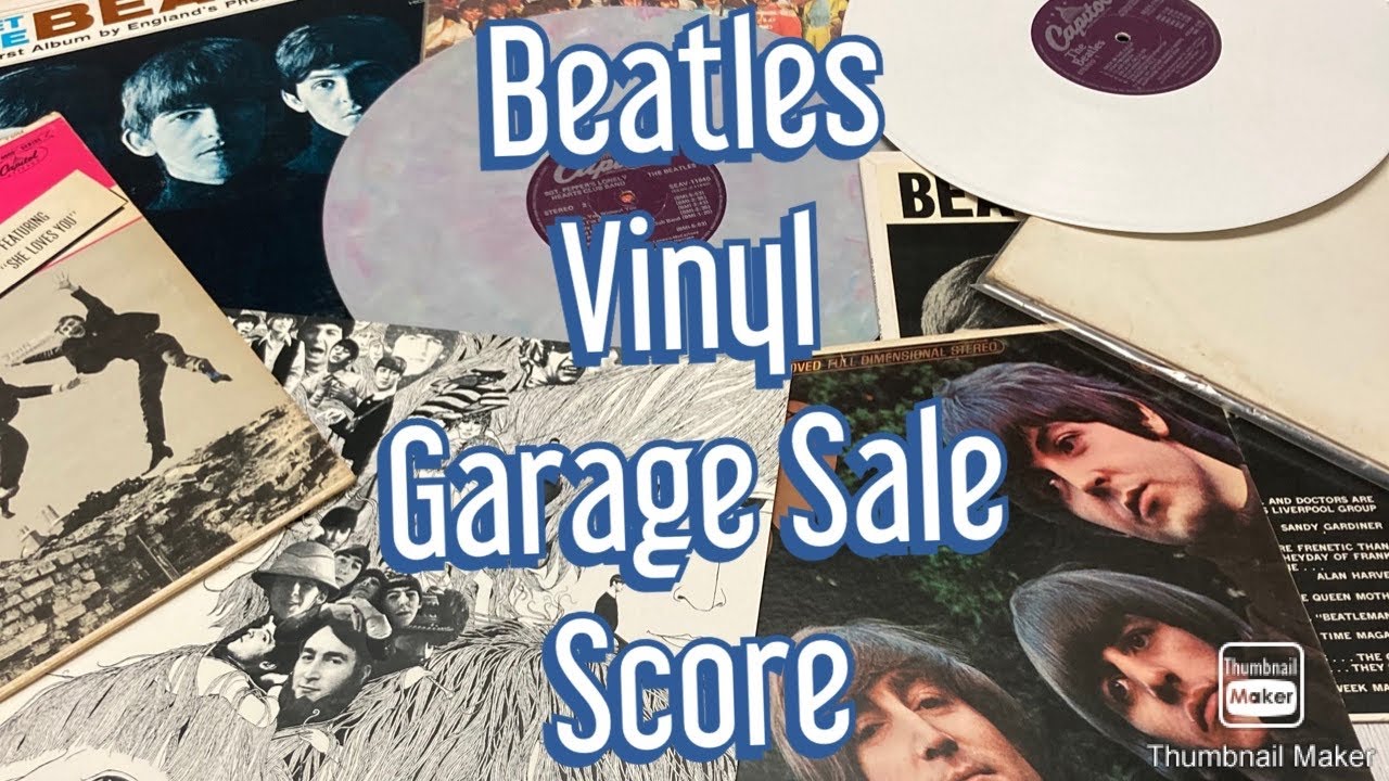 The Beatles Vinyl Records Garage Sale Score