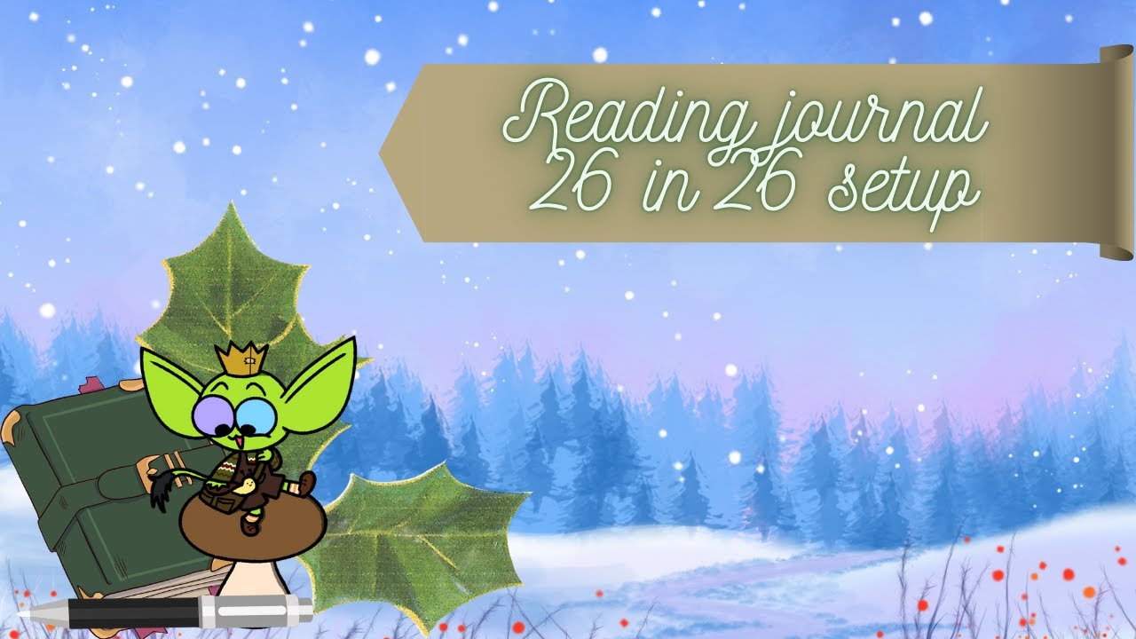 reading journal 26 in 26 page setup