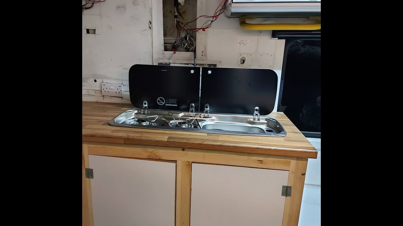 Charlie & Me The Van Build this video we fit the kitchen countertop & dining table