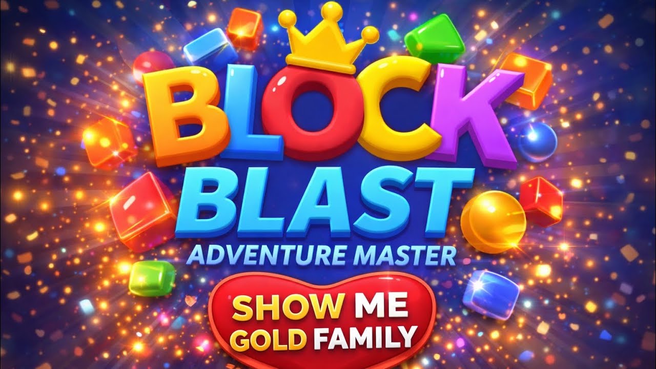 🎮💥 BLOCK BLAST ADVENTURE! | Show Me Gold Family Takes on the Ultimate Puzzle Challenge 👑🧩