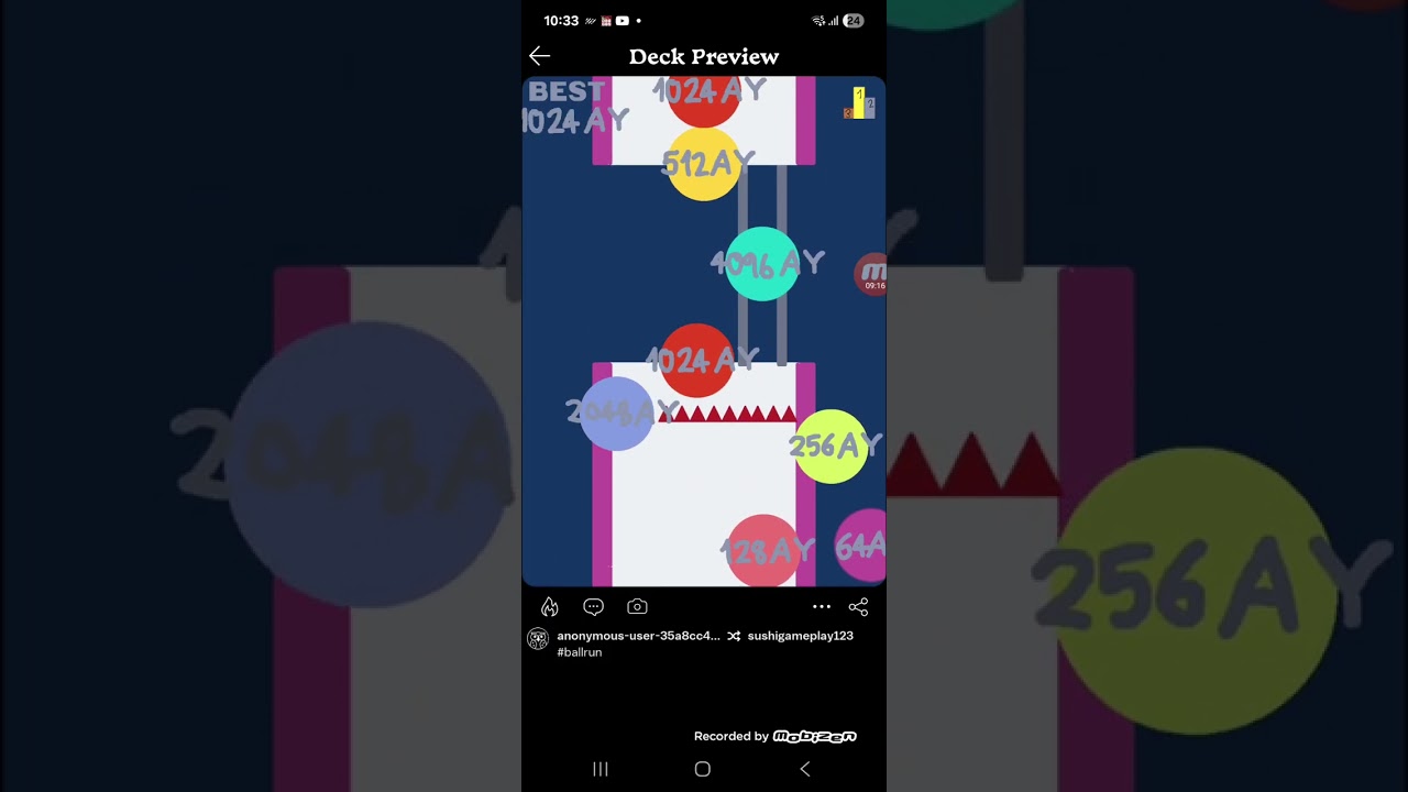 2048 castle ball run high score 16DX