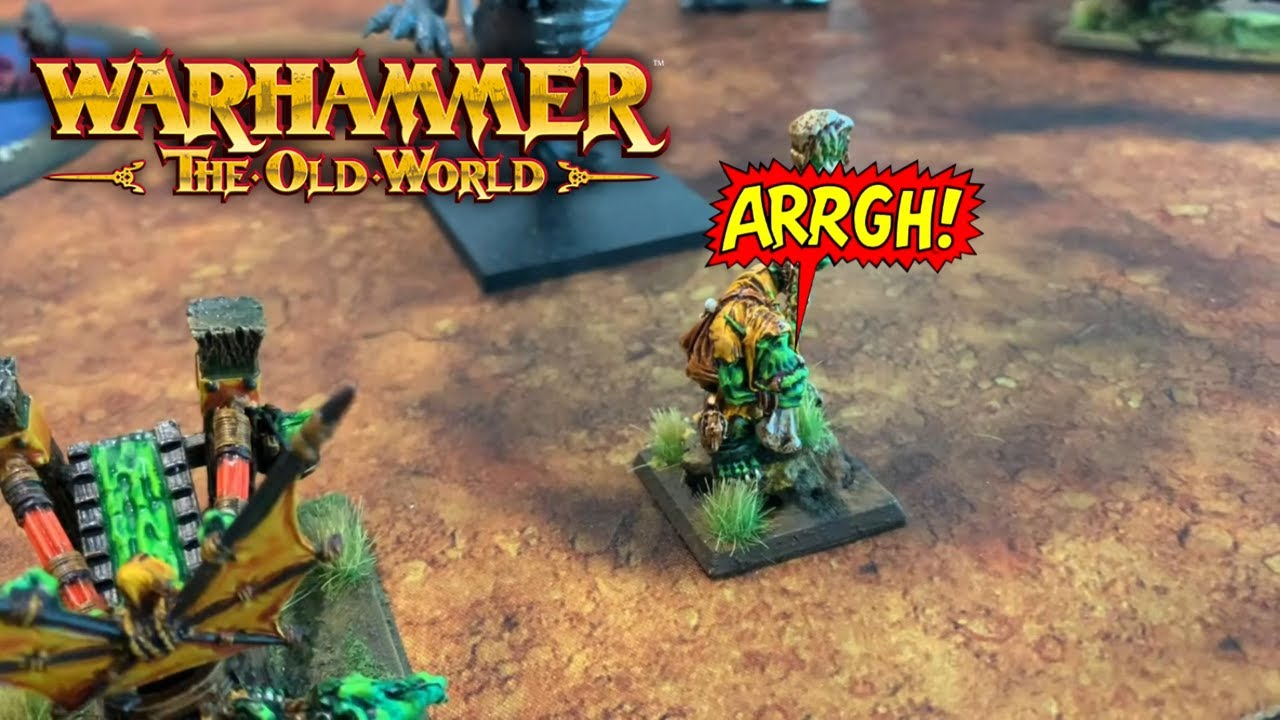 Warhammer The Old World 2000 point Tournament Battle Report Round 2 Orcs Vs Chaos Belcon 2