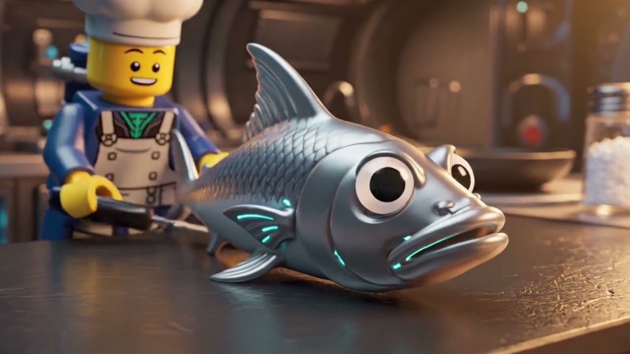 Hunting the Hatchetfish | LEGO Underwater ASMR Stop Motion