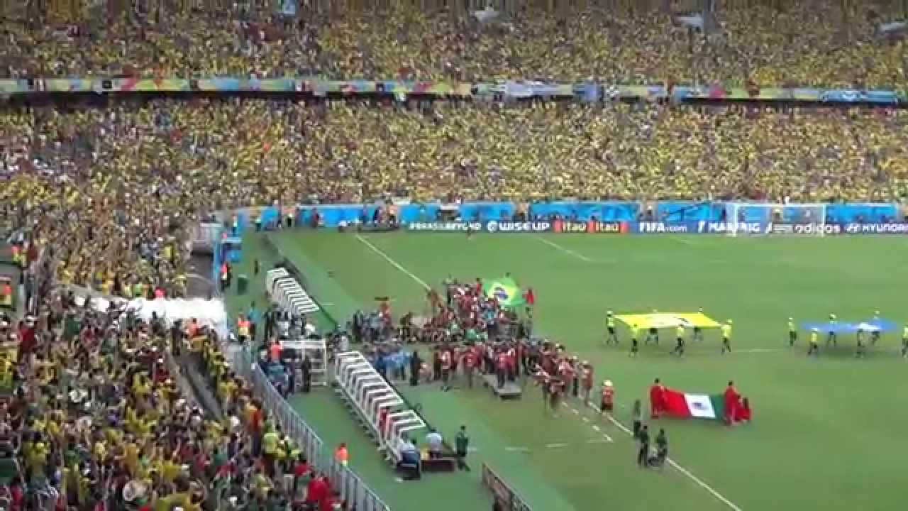 Brasil vs Mexico - National Anthems FIFA World Cup Brasil 2014