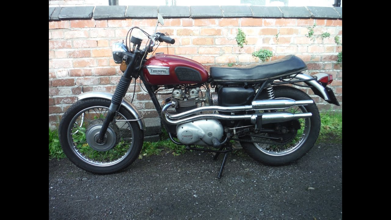 Triumph T100C road test after gearbox rebuild and various other items attended to.