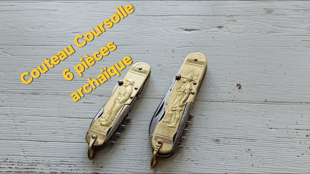 2: Test du couteau Coursolle 6 pièces, qui est resté dans les années 50! Désuet et old school!