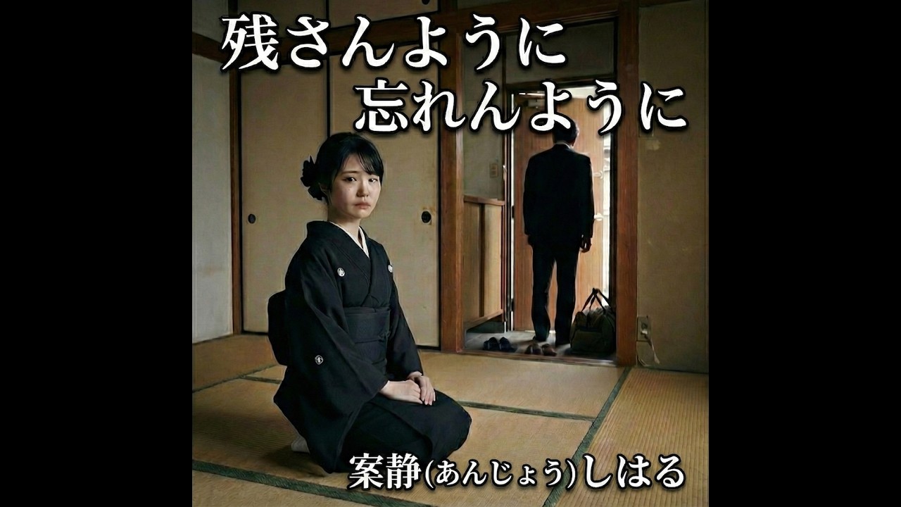 【残さんように、忘れんように】- 案静(あんじょう)しはる - 3rdシングル/演歌系Vシンガー