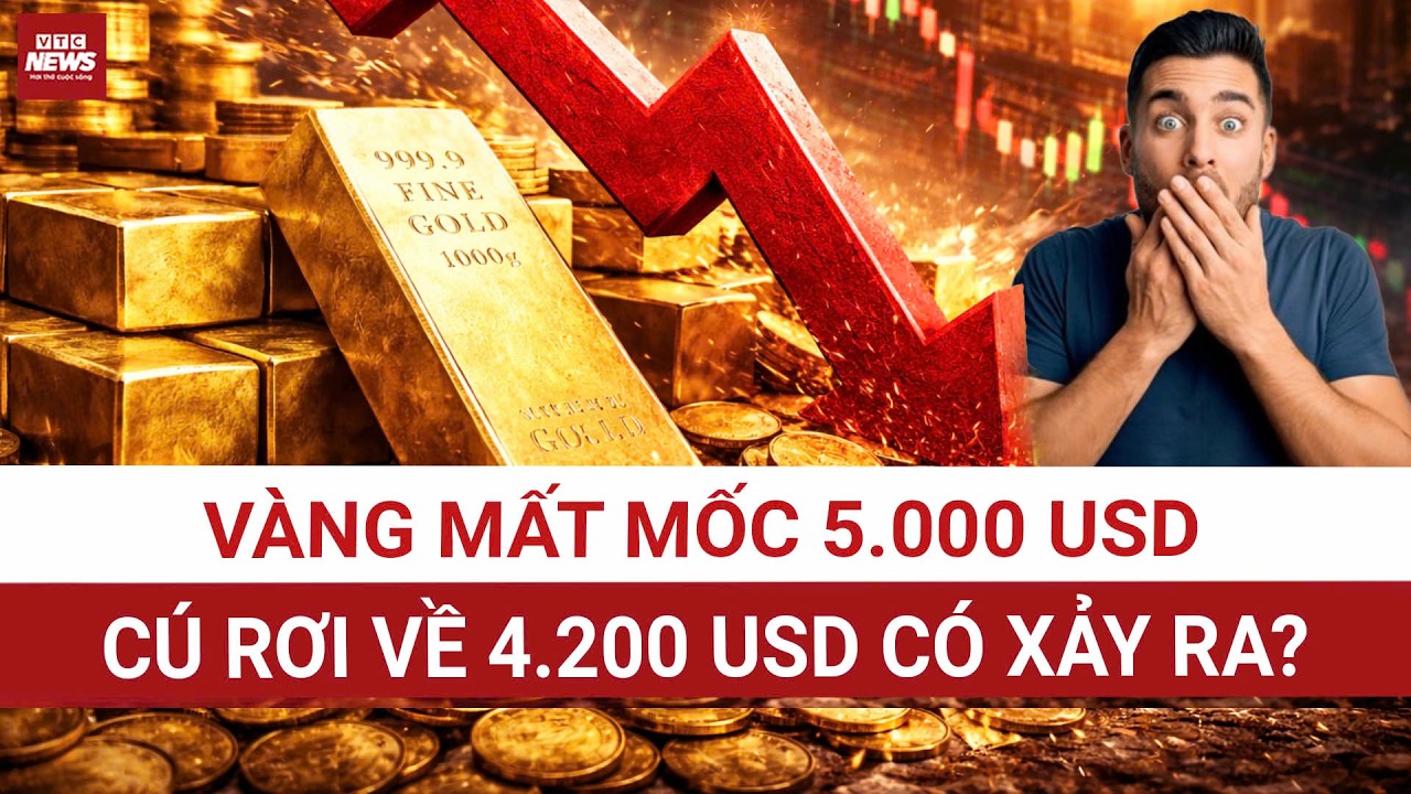 USD tăng mạnh, vàng suy yếu: liệu mốc 4.200 USD/ounce đang đến gần? | VTC News