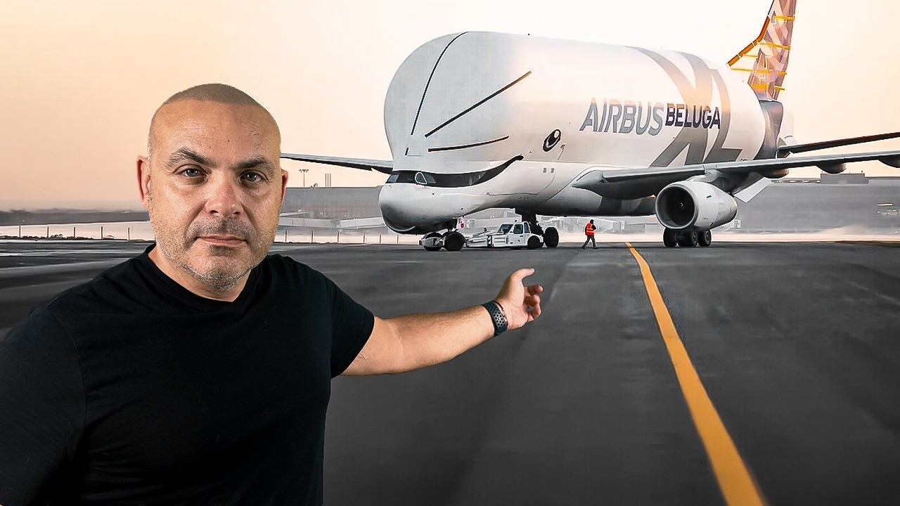 ¡ME SUBO AL AIRBUS BELUGA! Hasta las tripas del increíble avión de transporte